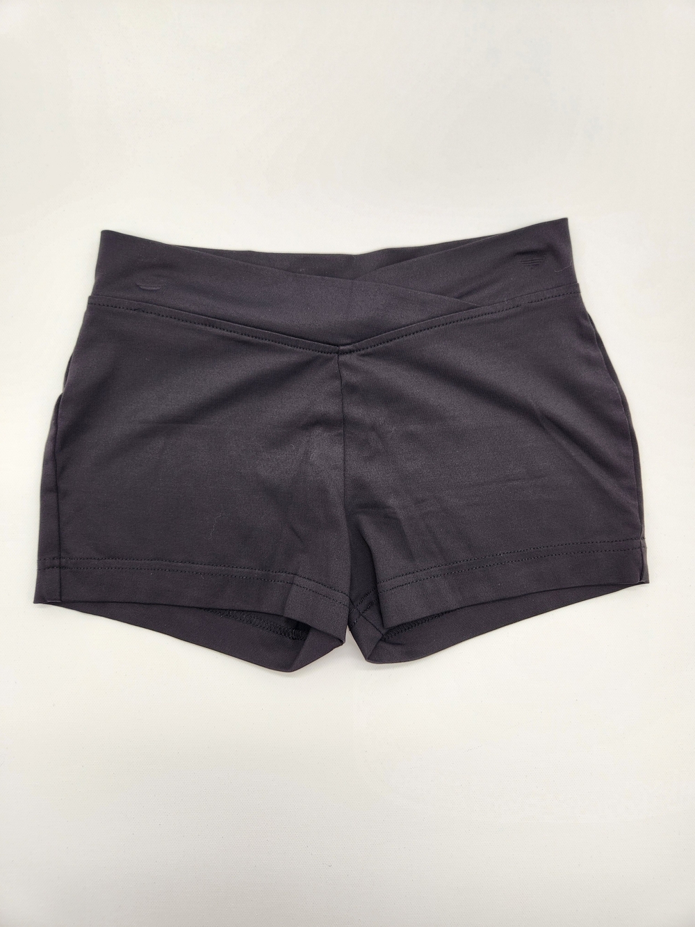 Danskin Now Girls Black Athletic Shorts Size 7/8 Dance Gymnastics Cheer